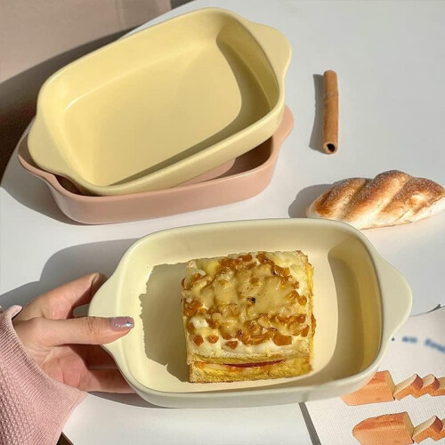Ceramic Small Baking Dish Home Oven Rectangular Amphora Baking Bowl 1
