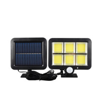 Faro ecologico, lampada da esterno ad energia solare con pannello solare scomponibile, impermeabile per tutte le condizioni atmosferiche, a risparmio