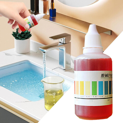 PH Test Drop 50 mL Indicator Reagent for Aquarium, Pool, Home and School Water Testing  Precise AcidBase Analysis 1