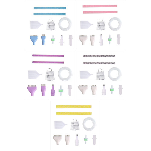 Ergonomische kralenapplicators Set met meerdere tips-Roze 1