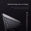 Combo tastiera e mouse wireless, combo tastiera e mouse Bluetooth ultra sottile ricaricabile portatile con design ergonomico per Android Wind 8