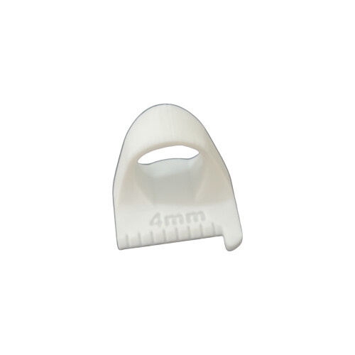 Finger Sewing Ruler with Millimeter Scale Patchwork-White 4mm