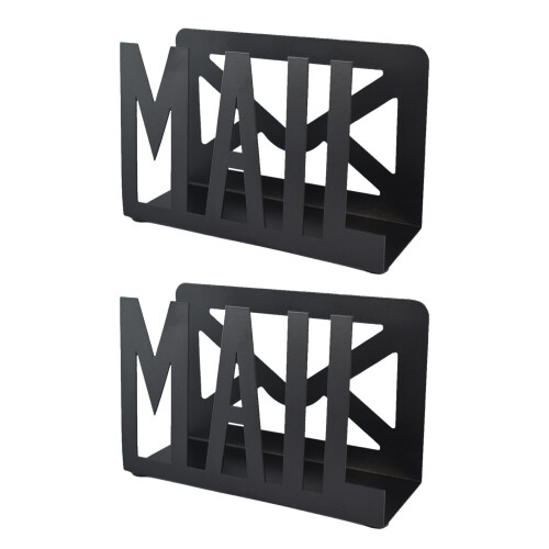 Practical Iron Mail Holder for Desk and Home and Office-2 sets