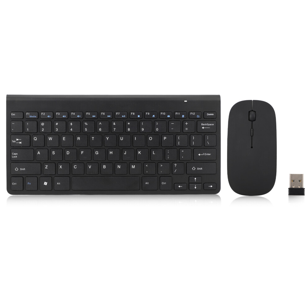 Wireless Keyboard, 2.4G Usb Wireless Technology With Stable Connection, Compact And Quiet Slim Design For Desktop Tablet Pc Mac, Ergonomic Layout With 9486358005156