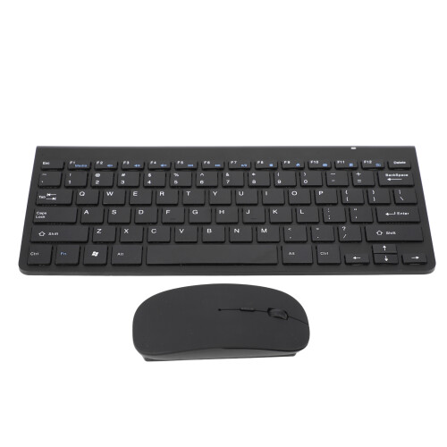 Wireless Keyboard, 2.4G USB Wireless Technology with Stable Connection, Compact and Quiet Slim Design for Desktop Tablet PC Mac, Ergonomic Layout with 2