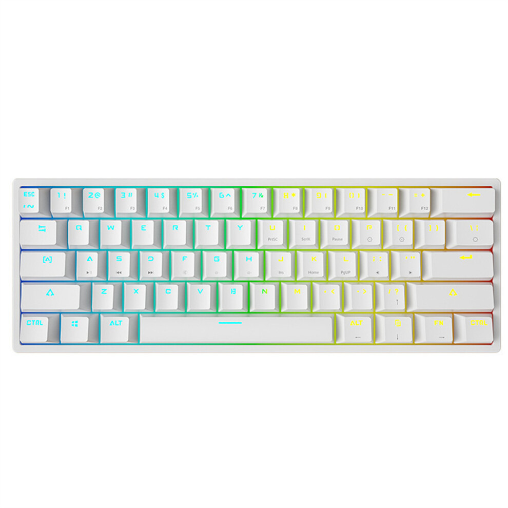 Mechanical Gaming Keyboard With Hot Swappable Switches, Hall Effect Keyboard Wired, High Density Pbt Doubleshot Keycaps, Per Key Programmable Rgb Ligh 9486358005002