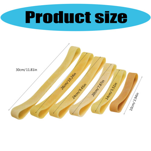 6Pieces Gypsum Mold Rubber Bands for Ceramic Pottery Wrapping 2