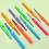 10 Pcs Crochet Hook Set Colourful Crochet Needle 2.0-7.0mm 5
