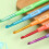 10 Pcs Crochet Hook Set Colourful Crochet Needle 2.0-7.0mm 6