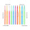 10 Pcs Crochet Hook Set Colourful Crochet Needle 2.0-7.0mm 3
