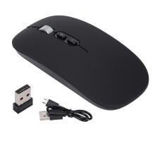 Souris optique à intelligence artificielle vocale avec design LED, souris Bluetooth sans fil 4 modes rechargeable avec fonction de traduction
