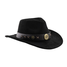 Chapeau Homburg classique, chapeau Panama, cadeau pour-Noir