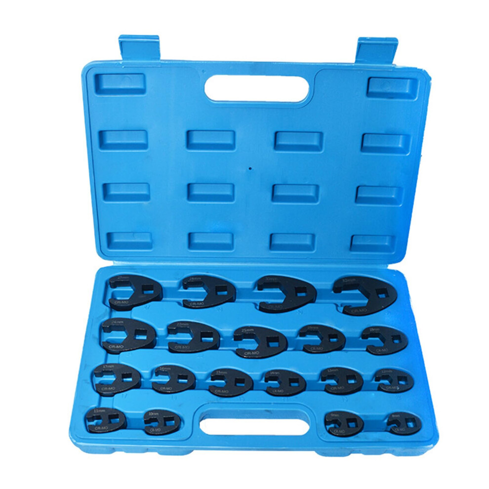 Tube Wrench Set With Ujoint Design 19Piece For Tight Repairs And Mechanical Maintenance Memory Housing 9365049210423