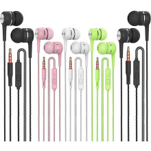 Ohrhörer mit Multifunktionstaste, HiFi-Klangqualität, für iPhones und Android-Smartphones, MP3-Player, passend für alle 3,5-mm-Anschlüsse,