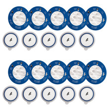 Pack Of 10 Coffee Powder Filter Paper Hanging Ear Filters-Blue