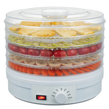 Food Dehydrator for Fruits and Jerky, Compact Electric Dehydrator With 3568 C Temperature for Meat and Vegetables