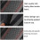 Auto Seats Belt Padding Covers for BMW E60 F20 E46 Embossed  Leather BlackRed 3