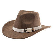Chapeau Vintage en tissu suédé pour hommes et femmes, avec-café