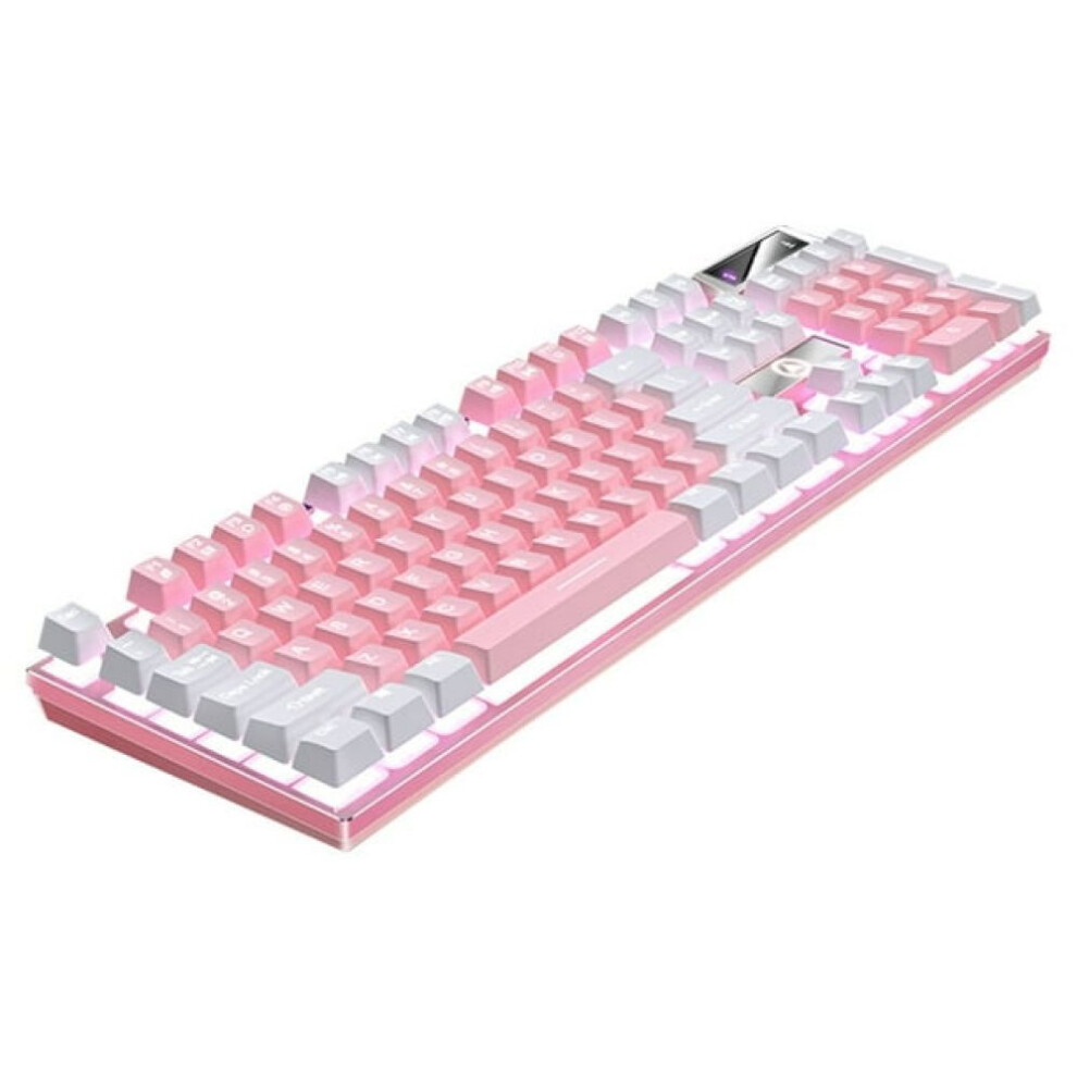 Mechanical Gaming Keyboard With Switches, Customizable Led Backlit, 104 Keys Us Layout Wired Keyboard, Hot Swappable Mechanical Keyboard, Ergonom Blue 9486358006290