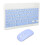 Set tastiera e mouse wireless, combinazione tastiera e mouse Bluetooth wireless, design ultra sottile ricaricabile per PC Mac Windows iOS Android, 8