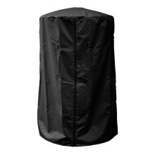 Patio Heater Cover Waterproof Heavy Duty Outdoor Garden Protection with Zipper, Black 210D Oxford