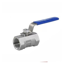 Stainless Steel Ball Valve 1 Piece Equal Reducing Port Female Threads SS304 For Water Gas Oil 3/4 Inch