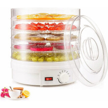 Food Dehydrator With Digital Humidity Sensing Control, 220V, For Fruits And Vegetables, Compact Countertop Dehydrator