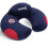 Comfortable Double Support Neck Pillow, Ergonomic Ways for Head Neck Chin Support, Breathable Fabric Shell, Flat-Back Design, Machine Washable Microbe 1