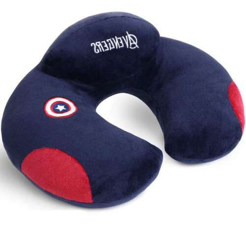 Comfortable Double Support Neck Pillow, Ergonomic Ways for Head Neck Chin Support, Breathable Fabric Shell, Flat-Back Design, Machine Washable Microbe