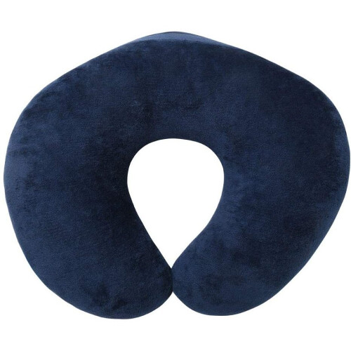 Comfortable Double Support Neck Pillow, Ergonomic Ways for Head Neck Chin Support, Breathable Fabric Shell, Flat-Back Design, Machine Washable Microbe 2