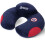Comfortable Double Support Neck Pillow, Ergonomic Ways for Head Neck Chin Support, Breathable Fabric Shell, Flat-Back Design, Machine Washable Microbe 2