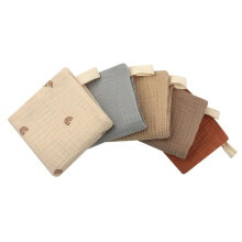 Baby Towel Set For Newborns Soft Cotton, 5Piece, Absorbent Bath Towels, Assorted Colors