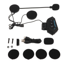 Căști Bluetooth pentru motocicletă, răspuns automat și control vocal pentru comunicare hands-free, reducere a zgomotului și anulare pentru