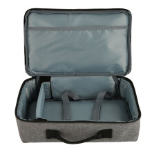 Bolsa portátil para projetor, proteção excepcional, estojo de transporte em nylon resistente para projetor fixo, amplo compartimento de