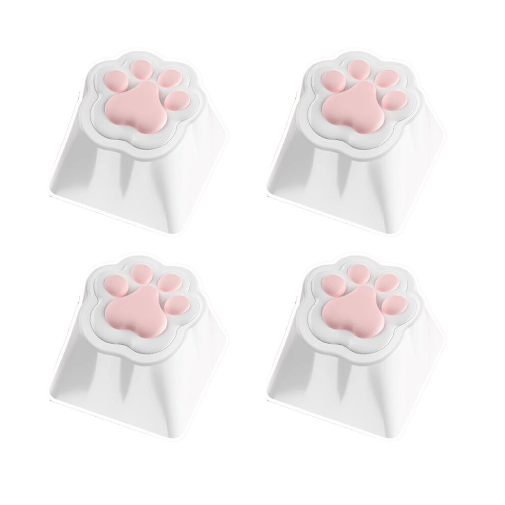 Custom Keycaps For Mechanical Gaming Keyboard, Cat-Claws Keycap 3D Model Oem Profile Silicone Cat Claw Design Keycap Set, Cute Keycaps For Cherry Mx S 9486358006566