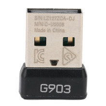 Glacadóir Luiche Gan Sreang do Logitech G903Lightspeed, Cuibheoir Athsholáthair Dongle USB le Teicneolaíocht 2.4G, Dongle Gan Sreang Breiseán