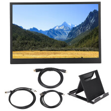 Monitor portátil para uso industrial, tela IPS de 15 polegadas com resolução FHD (1440x900), design fino com rápida dissipação de calor e