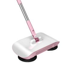 Manual Sweeper, Push Type NonElectric Floor Sweeper, 2in1 Carpet and Floor Manual Sweeper Ref: 3583