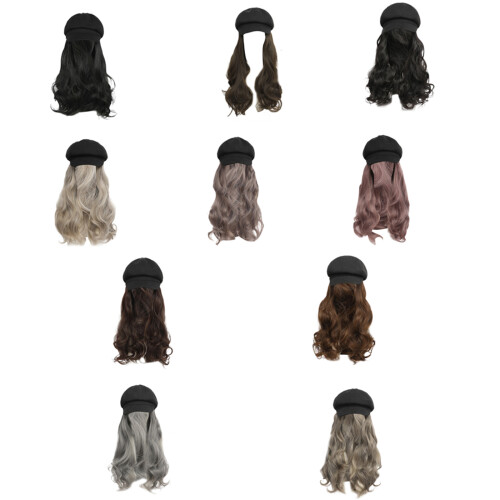 Chapeau béret décontracté avec postiche, Extensions de-Style 4 1