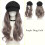 Chapeau béret décontracté avec postiche, Extensions de-Style 4 6