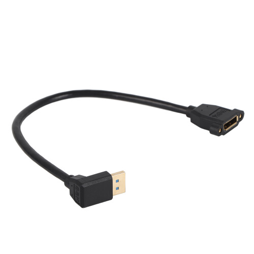 Καλώδιο επέκτασης DisplayPort υψηλής ταχύτητας HDMI Cable90Degree ορθής γωνίας Supports8K ανάλυση 2