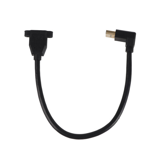 Καλώδιο επέκτασης DisplayPort υψηλής ταχύτητας HDMI Cable90Degree ορθής γωνίας Supports8K ανάλυση 1
