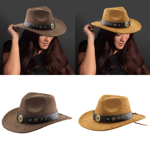 Chapeau de style Homburg Maillard à rivets élégants avec-café 2
