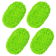 Vaskbare, gjenbrukbare moppeputer i mikrofiber for Swiffer, gjenbrukbare moppeputer for våt og tørr bruk, vaskbare moppeputer med sterk