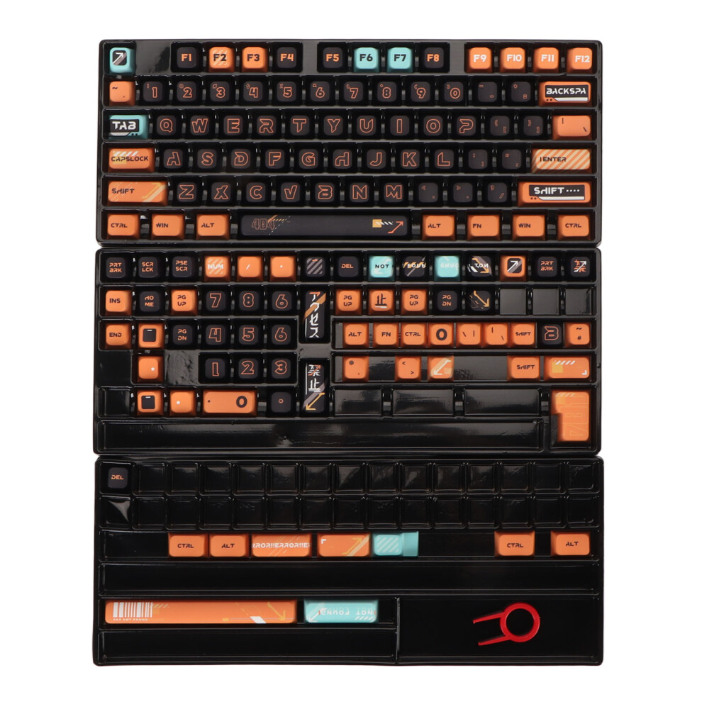 Keycap Set For Mechanical Keyboard, Double-Shot Keycaps Pbt Material With Xda Profile Ergonomic Design, Dye-Sublimation Keycaps Set Fadeless Print For 9486358006511