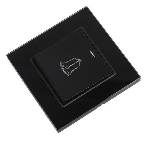 Bouton de sonnette réinitialisable en alliage d'aluminium, 250 V CA pour une solution d'entrée robuste et élégante 1