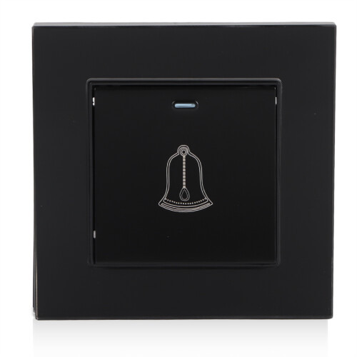 Bouton de sonnette réinitialisable en alliage d'aluminium, 250 V CA pour une solution d'entrée robuste et élégante 2