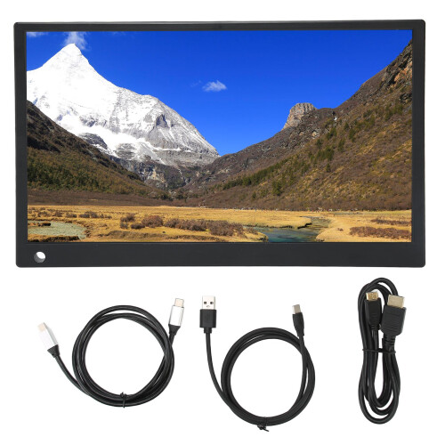Φορητή οθόνη Full HD 15,6 ιντσών, καθηλωτική οπτική εμπειρία, επέκταση οθόνης για