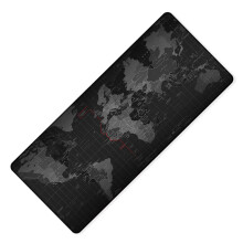 Grand tapis de souris gaming, tapis de clavier étendu avec bords cousus, tapis de bureau antidérapant en caoutchouc pour le jeu, le bureau et les