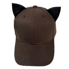 Chapeau de Baseball avec oreilles, chapeau Simple et-brun
